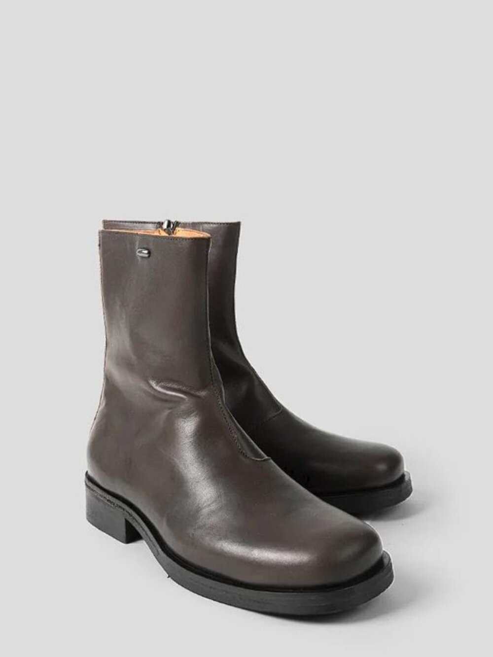 OUR LEGACY Men's Camion Boots Size 40/US7 in Phantom Tensile Leather